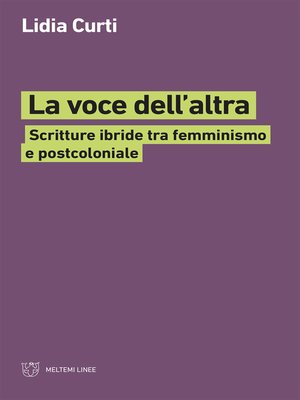 cover image of La voce dell'altra